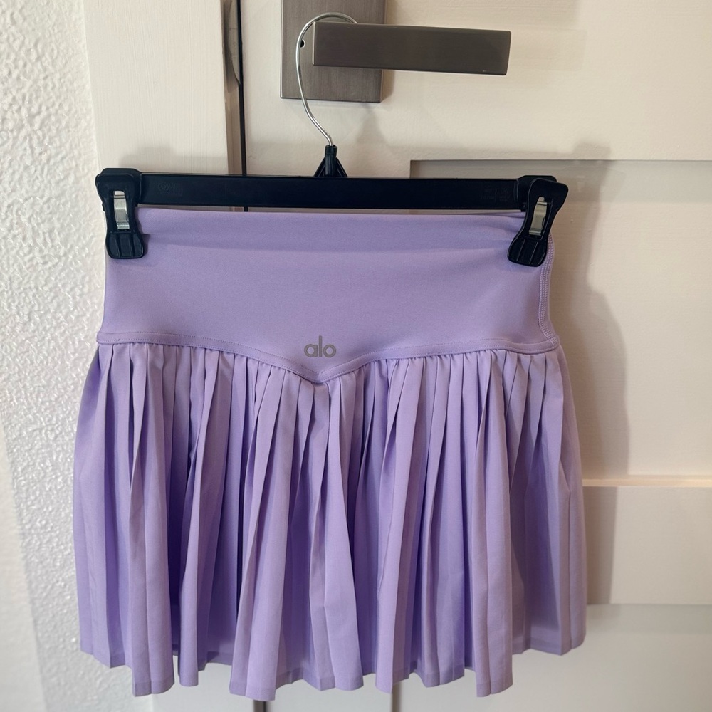 Like New- ALO Yoga Women's Lavender Tennis Skirt (XS) - Limited Edition Color